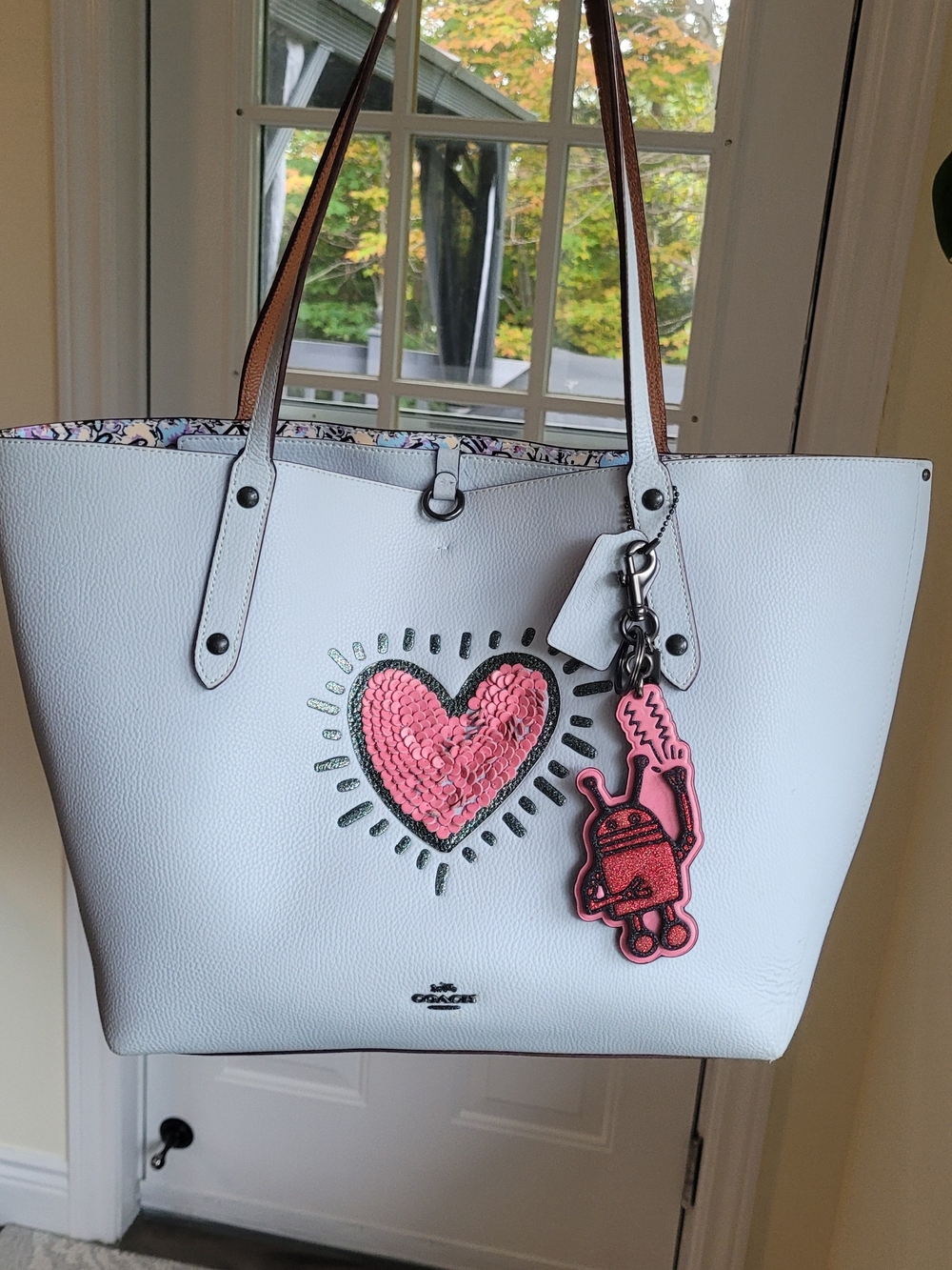 Coach X Keith Haring Market Tote And Charm
